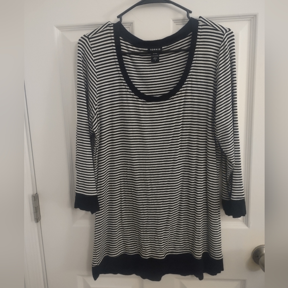 Torrid striped sweater